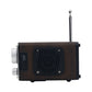 HRD-802 Retro Smart Wooden Full Band Radio Receiver Dual Speaker FM/MW/SW/VHF/UHF/AIR/WB RX Bluetooth5.2