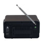 HRD-802 Retro Smart Wooden Full Band Radio Receiver Dual Speaker FM/MW/SW/VHF/UHF/AIR/WB RX Bluetooth5.2