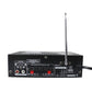 AV-198BT Bluetooth5.0 Multifunctional Mini Power Amplifier USB SD FM HiFi Stereo Audio Amplifier 300W+300W