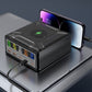 260W GaN Charger 6-in-1 USB Fast Charger Wireless Charger for Phone Supports QC 3.0 and PD3.1