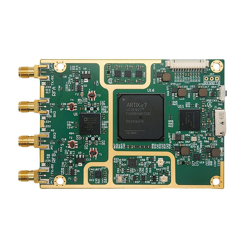 HamGeek B210 Mini AD9361 Software Defined Radio Development Motherboard USB3.0 Replacement for HackRF PlutoSDR