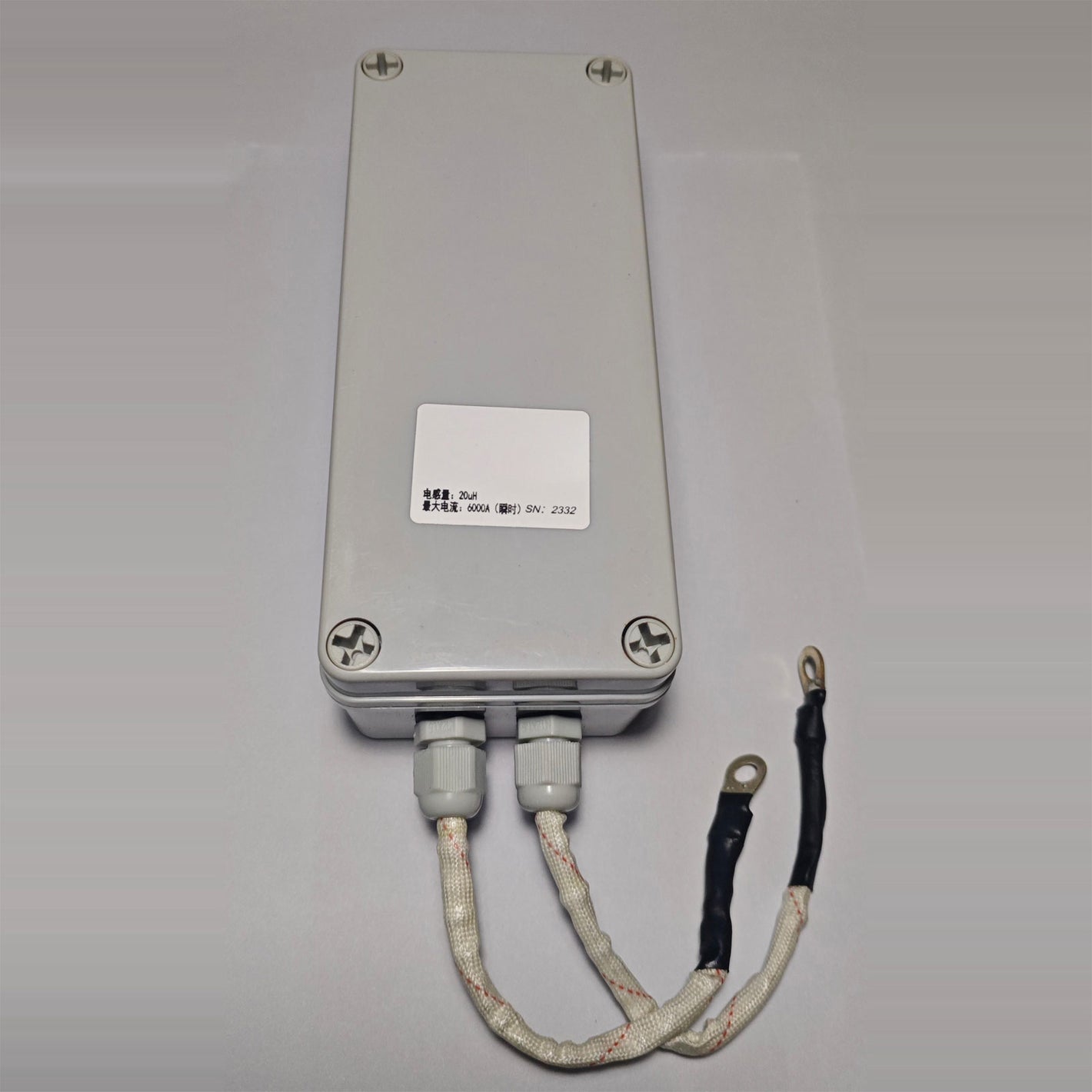 6000A 20µH Air Core Inductor for Dual Pulse Testing and High-Performance Electrical Experiments