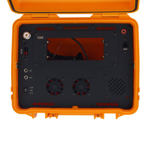 HamGeek Waterproof Radio Box Orange for Xiegu G90/FTM-200DR/FTM-300DR/FTM-6000R Transceiver