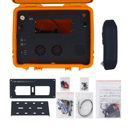 HamGeek Waterproof Radio Box Orange for Xiegu G90/FTM-200DR/FTM-300DR/FTM-6000R Transceiver