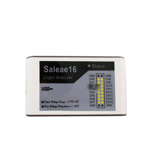USB Logic16 16-Channel Logic Analyzer 300Mbit Real Time Bandwidth Analyzer Replacement for Saleae16
