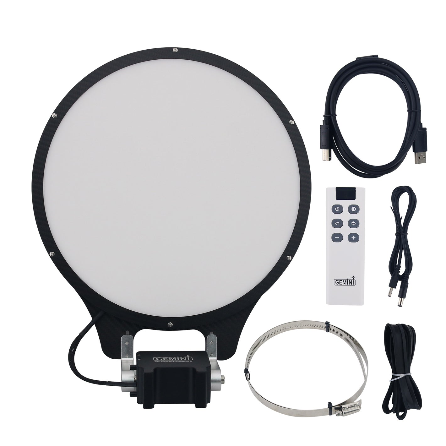 TeSeek Gemini 300mm Large Aperture Astronomical Electric Flat Panel ASCOM Driving Carbon Fiber Electric Lens Cover