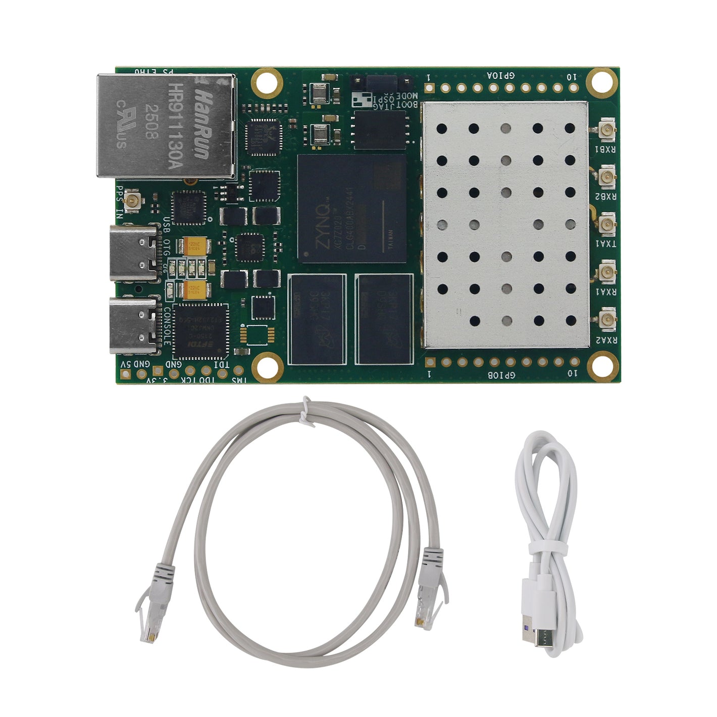 HamGeek 70MHz-6GHz 4-Channel Phase Synchronization Receiving SDR Development Board Based on XC7Z020-2CLG400I+2pcs AD936X