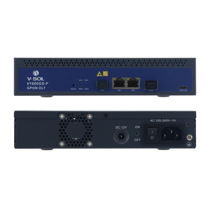 V1600GS-F (VSOL-V1600GS-F) 1-Port GPON OLT Boasts 1 GPON 2 RJ45 1 SFP/SFP+ and Cooling Fan