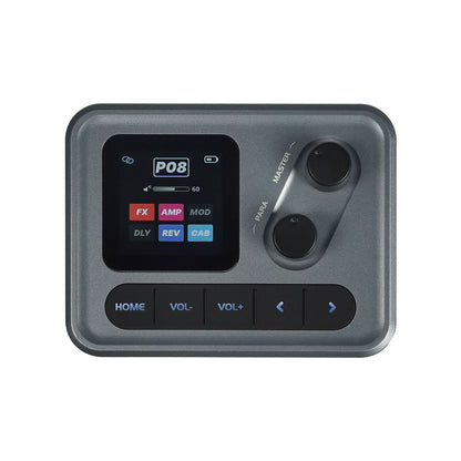 M-WAVE Pocket AMP Mini Electric Guitar Comprehensive Effects Pedal Classic Amplifier Simulation with 1.54-inch Screen