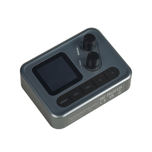 M-WAVE Pocket AMP Mini Electric Guitar Comprehensive Effects Pedal Classic Amplifier Simulation with 1.54-inch Screen