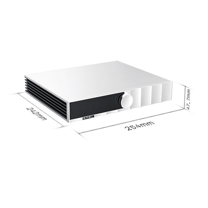 SMSL PA400 GaN Power Amplifier 250Wx2 High Power Stereo HiFi Audio Amplifier PGA2311 Volume Control