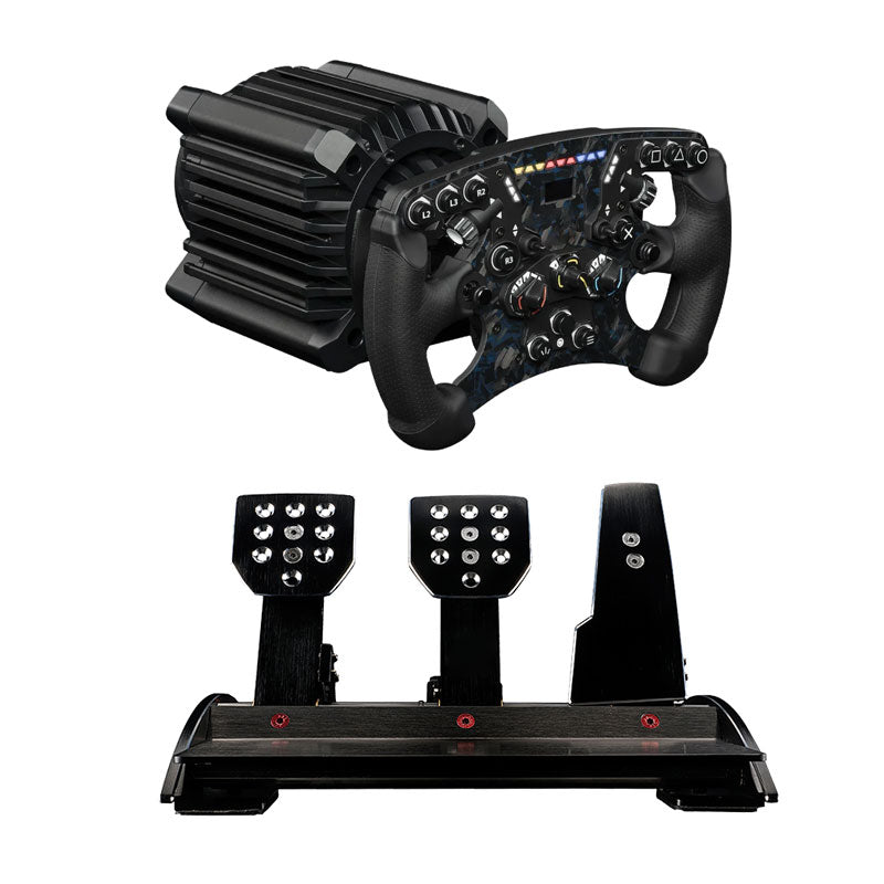 Original 270mm ClubSport Racing Wheel F1 and ClubSport DD+ Wheel Base and ClubSport Pedals V3 for FANATEC