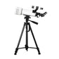 White 40070 Astronomical Telescope 70mm Aperture 16X-40X Magnification Finderscope with 1.5X/3X Barlow Lens