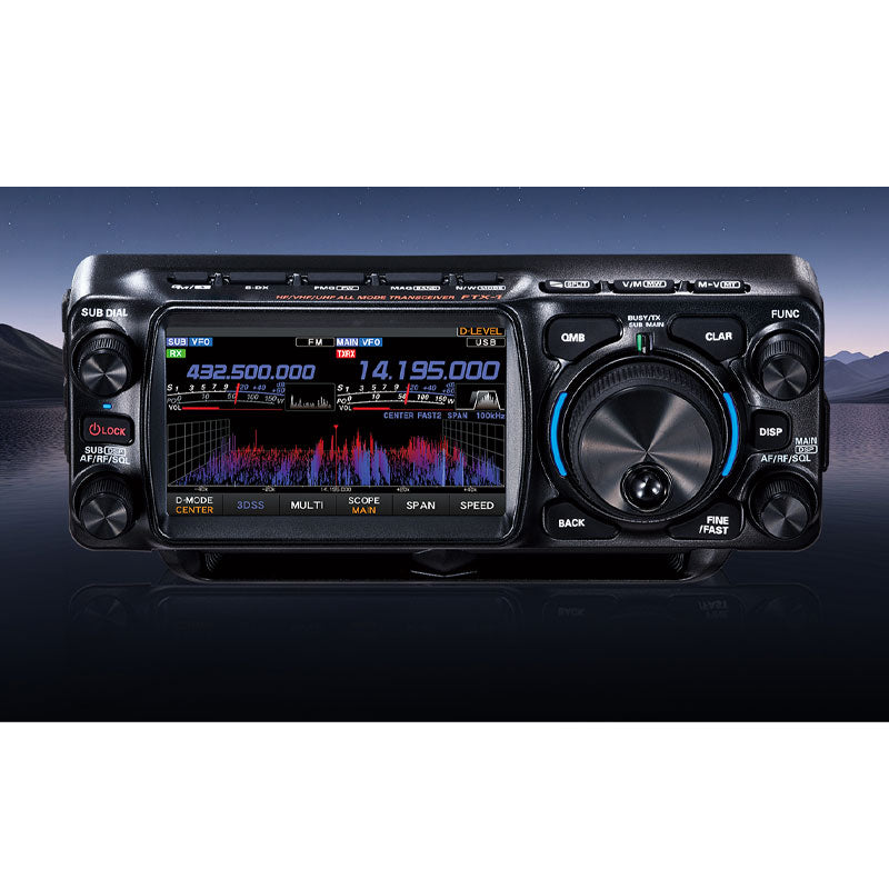 FTX-1 10W Portable HF/50/144/430MHz Full Mode Shortwave Radio Wideband UV Digital Radio for YAESU