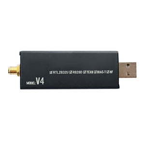 Original Blog V4 SDR Dongle 500KHz-1.766GHz SDR Receiver R828D RTL2832U 1PPM with USB-A Port for RTL-SDR