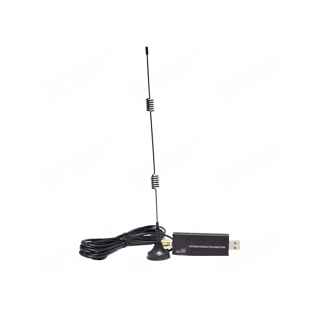 Original Blog V4 SDR Dongle 500KHz-1.766GHz R828D RTL2832U 1PPM with USB-A Port + Suction Cup Antenna