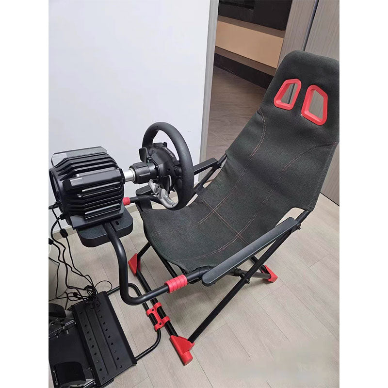 HappyGame Foldable Racing Simulator Cockpit Sim Racing Cockpit 150KG L