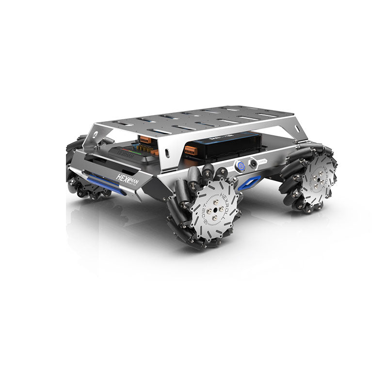HEXMAN MARK Series ROS Robot Chassis Mobile Chassis MARK-2 (MARK2) with Mecanum Wheels for 10kg Load