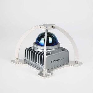 LiDAR Mount LiDAR Mounting Bracket Cover (Silver) for LIVOX MID-360 &amp; RoboSense Airy LiDAR Sensors