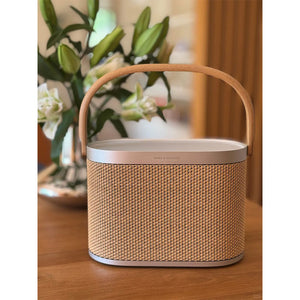 B&amp;O Beosound A5 Outdoor Portable Subwoofer Bluetooth Speaker (Nordic Weave) w/ Qi Wireless Charging