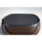 B&amp;O Beosound A5 Outdoor Portable Subwoofer Bluetooth Speaker (Dark Oak) with Qi Wireless Charging
