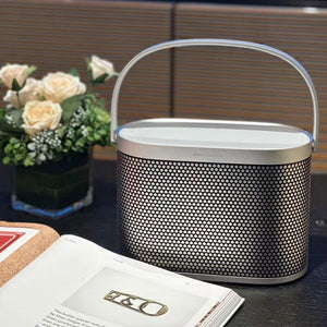 B&amp;O Beosound A5 Bluetooth Speaker Outdoor Subwoofer (Spaced Aluminum) with Qi Wireless Charging