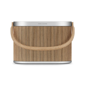 B&amp;O Beosound A5 Outdoor Portable Subwoofer Bluetooth Speaker (Oak Color) with Qi Wireless Charging
