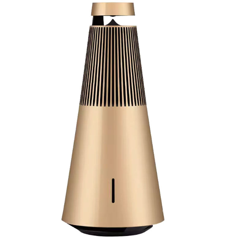 B&O Beosound 2 3rd Gen — Wireless Desktop Speaker Bluetooth Speaker (Golden) for Home Use