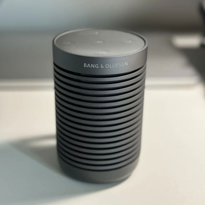 B&O Beosound Explore Waterproof Speaker Bluetooth Speaker (Mist Gray) for Outdoor Use