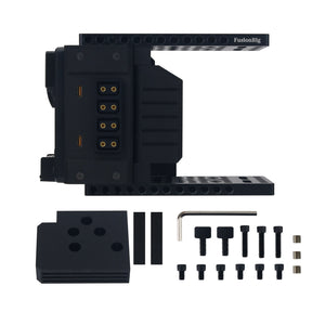 Upgraded FusionRig Camera Cage Expansion Module Support Voltage Display for Sony FX3/FX30 Cameras