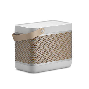 B&amp;O Beolit 20 Bluetooth Speaker – Portable Outdoor Deep Bass Speaker &amp; Qi Wireless Charger (Gray)