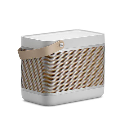 B&amp;O Beolit 20 Bluetooth Speaker – Portable Outdoor Deep Bass Speaker &amp; Qi Wireless Charger (Gray)