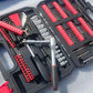 131PCS Auto Repair Tool Kit Chrome Vanadium Screwdriver Bit Set Ratchet Wrench Socket Spanner Multifunctional Toolbox