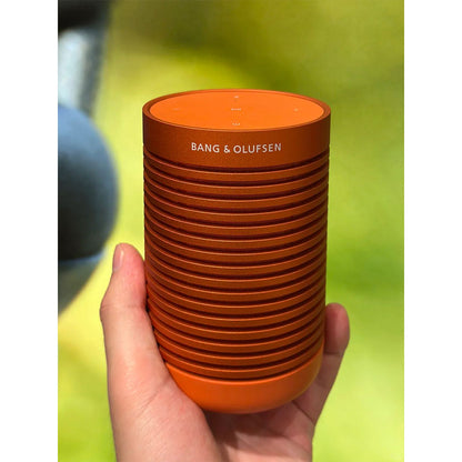 Bang &amp; Olufsen Beosound Explore Waterproof Speaker Bluetooth Speaker (Flame Orange) for Outdoor Use