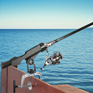 1PC Boat Fishing Rod Holder Accessory with Adjustable Angle – Suitable for Raft &amp; Bridge Fishing
