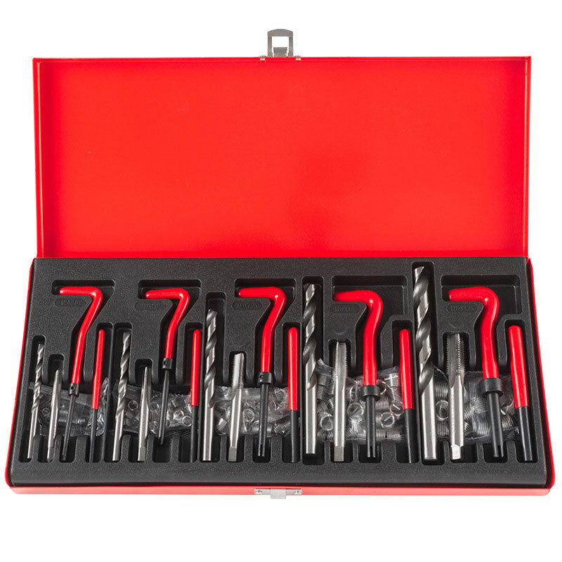 131PCS Metric Thread Repair Kit M5-M12 Thread Repair Tool for Automotive Repair and Home Maintenance