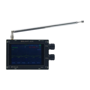 Hifi Audio MALAHIT SDR 50KHz-2GHZ DSP SDR Receiver SDR Radio AM/SSB/NFM/WFM w/ Speaker Black