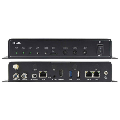 HD-A4L Multimedia Player Full Color LED Display Synchronous and Asynchronous Playback Box Support HDMI-compatible Output