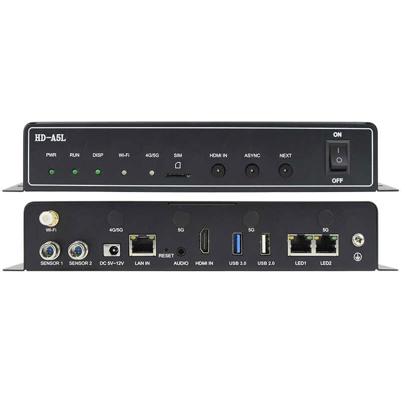 Huidu HD-A5L 1.3 Million Pixels Multimedia Player Full Color LED Display Synchronous and Asynchronous Playback Box