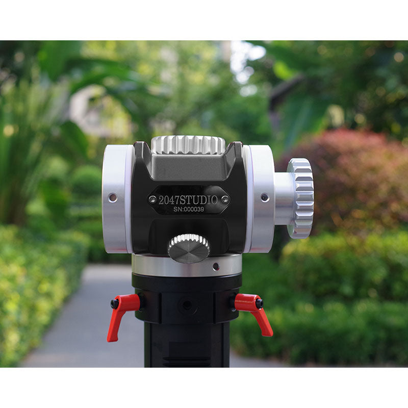 TeSeek Black 3-inch Follow-up Altazimuth Mount Manual Tracking Astronomical Telescope Gimbal 20KG Load Capacity