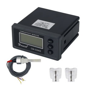 CM-230KE 0~9999MS/CM Online Conductivity Meter Water Conductivity Meter Monitor 4-20mA Output Alarm