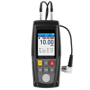 WT100A 1-225mm Professional Handheld Ultrasonic Thickness Gauge Metal/Glass Thickness Measurement Tool