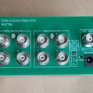 FDIS-2 4-Channel 10MHz 4-Channel 1PPS High Stability OCXO Frequency Standard with BNC Connector (5Vpp Output)
