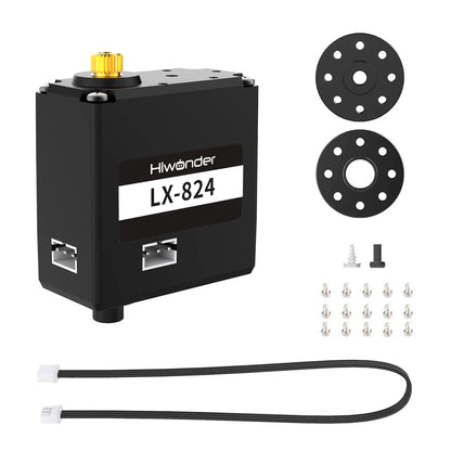 Hiwonder LX-824 3-Port Serial Bus Servo 17KG High Torque Servo with Feedback for Robots &amp; Robot Arms