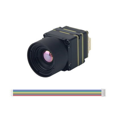 JS 384X288 4MM Lens Thermal Imager for FPV Drones with CVBS Interface Longwave IR 12um Micro Camera Module