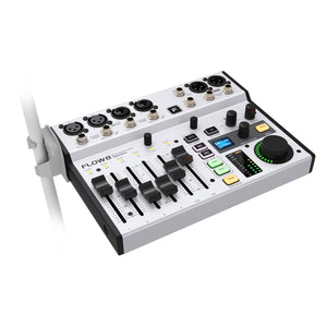 FLOW 8 Digital Mixer 8-Input 2 FX and 2 Monitor Ultra-low Noise Audio Processor Support Bluetooth App Control