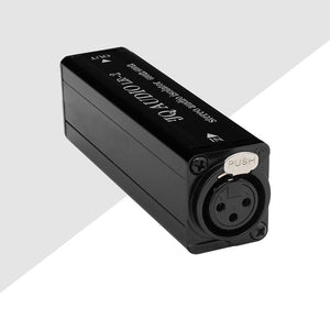 Single LR-2 Stereo Audio Signal Isolator Metal Shell Computer Noise Isolator 600ohms Input and Output