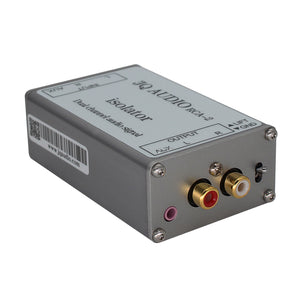RCA-2 Audio Signal Isolator RCA Input and Output 20Hz-20kHz for Speaker Current Noise Filtering
