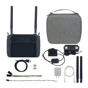 SIYI MK15 Agriculture FPV Controller Video Transmitter Receiver 5.5&quot; Screen 20KM Image Transmission