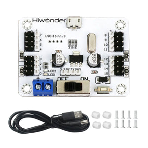 Hiwonder LSC-16 16CH Servo Controller Board Programmable Robot &amp; Robotic Arm Control Board